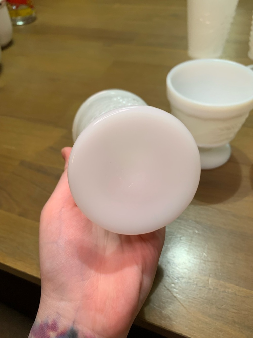 Milk Glass Set - Picture 6 of 7